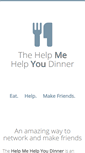 Mobile Screenshot of helpmehelpyoudinner.org